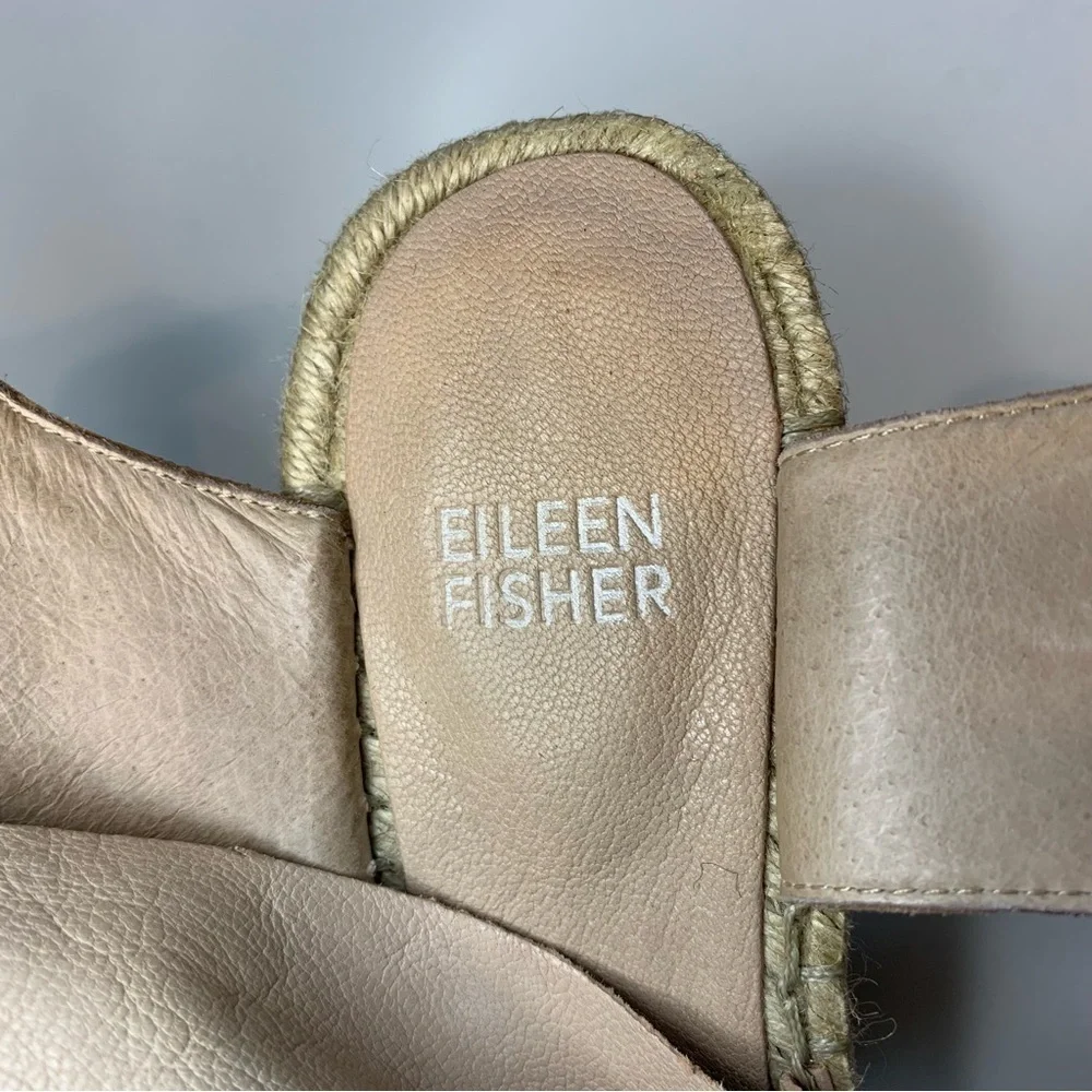 Eileen Fisher Willow 3 Nude Espadrilles - Sz 6